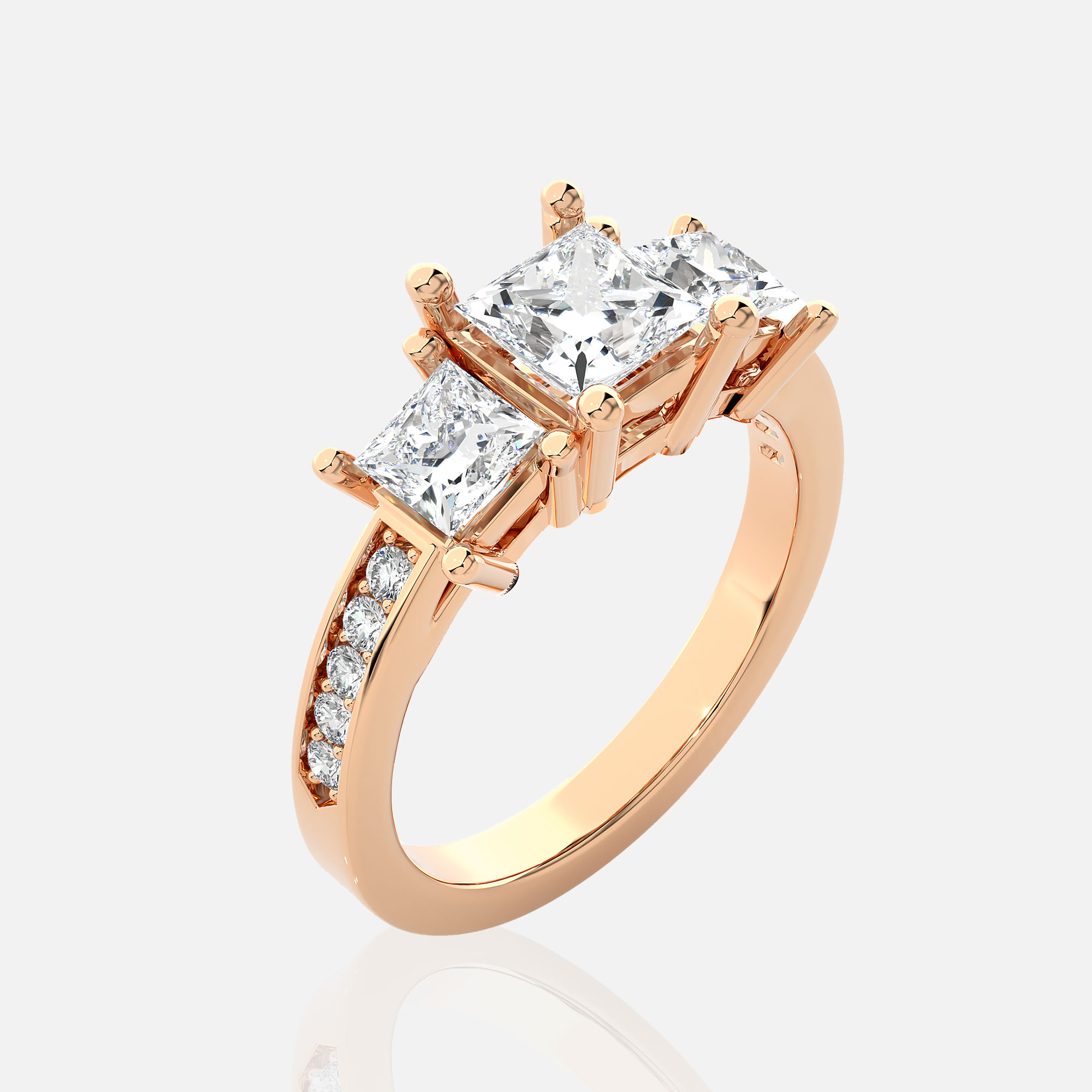 Amazing Round Diamond Ring - Avira Diamonds